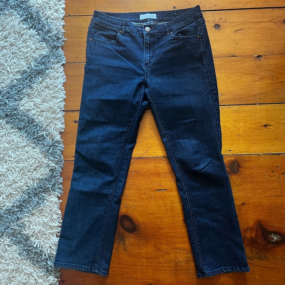 Loft Modern Kick Crop Jeans